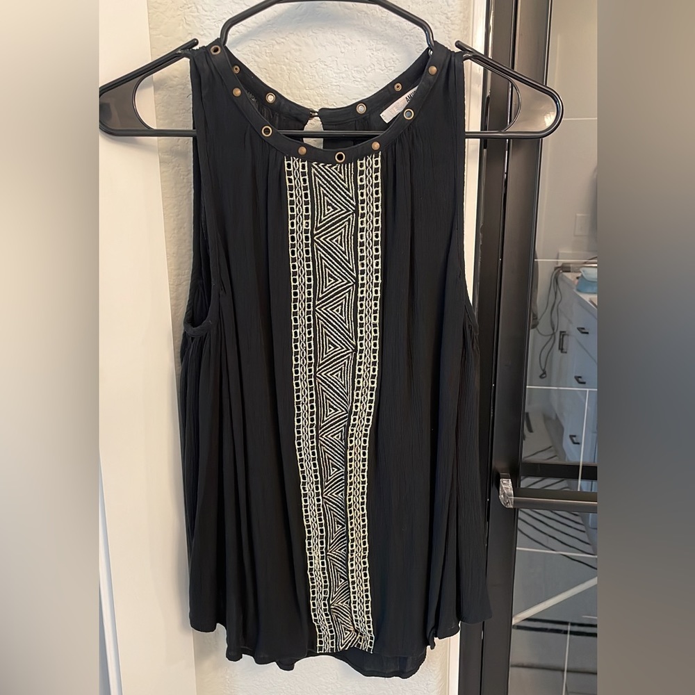 black dressy tank top